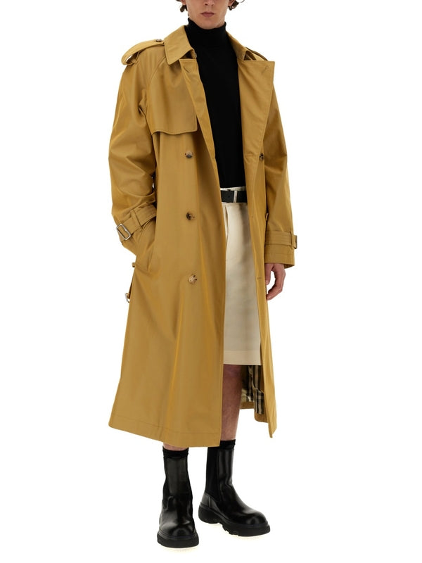 Belt Detail Cotton Trench Coat