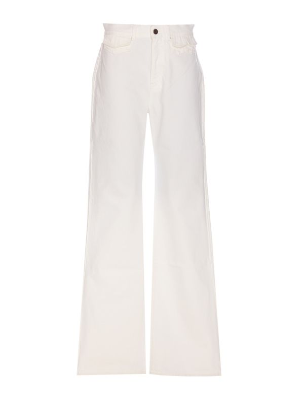 Back Logo Patch Cotton Pants