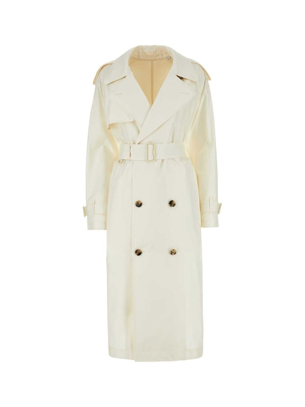Belted Double Trench Coat