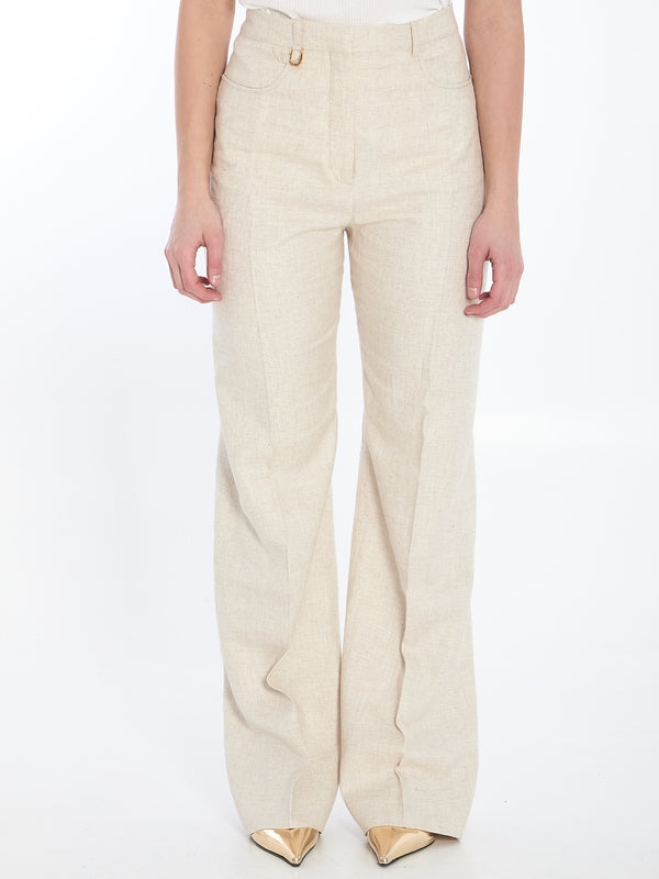 Sauge Viscose Linen Pants