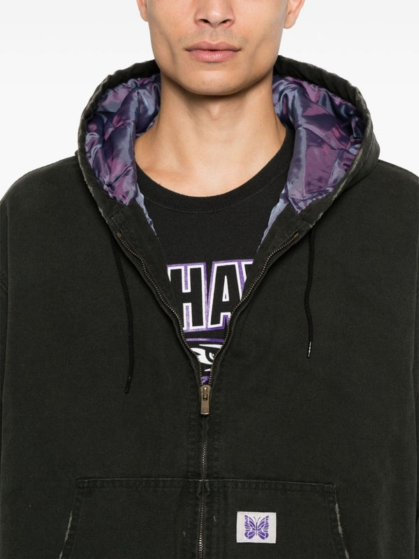 Butterfly Logo Work Hooded Zip-Up