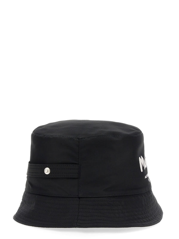 Alexander Mcqueen Black Bucket Hats