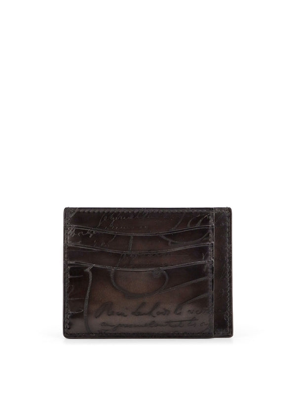 Scritto Leather Card Wallet