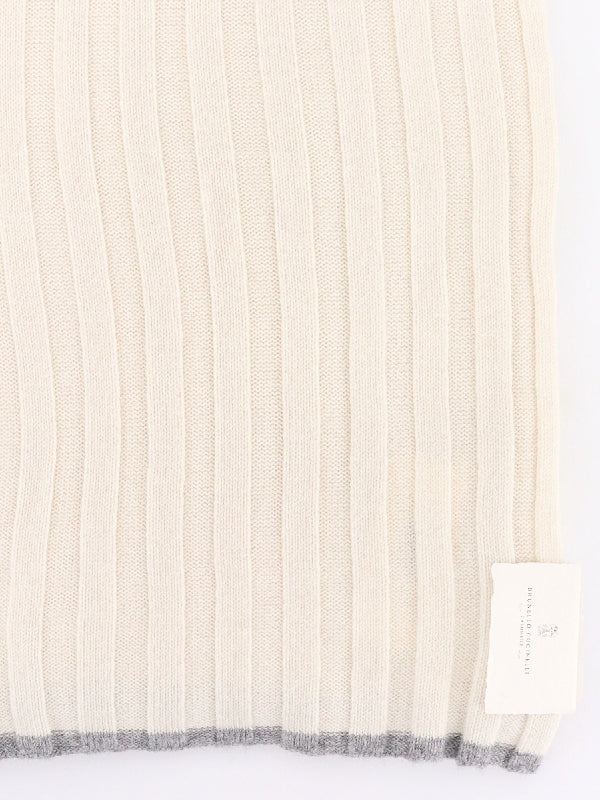 Cashmere Ribbed Muffler