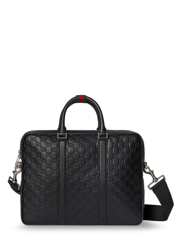 Gucci Black Brief Case