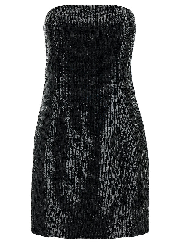 Twill Sequin Mini Dress