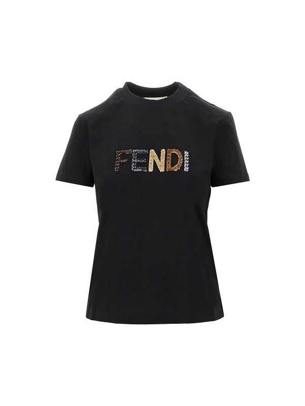 Sequin Logo Short Sleeve T-Shirt