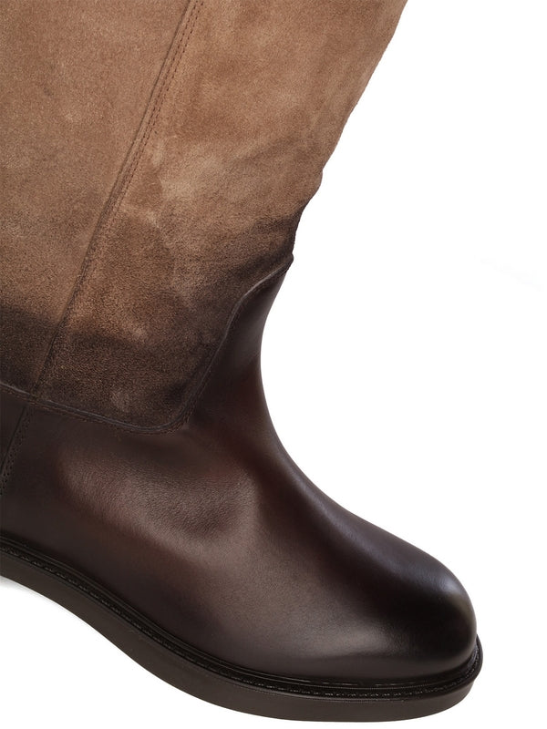 Ducals Brown High Boots