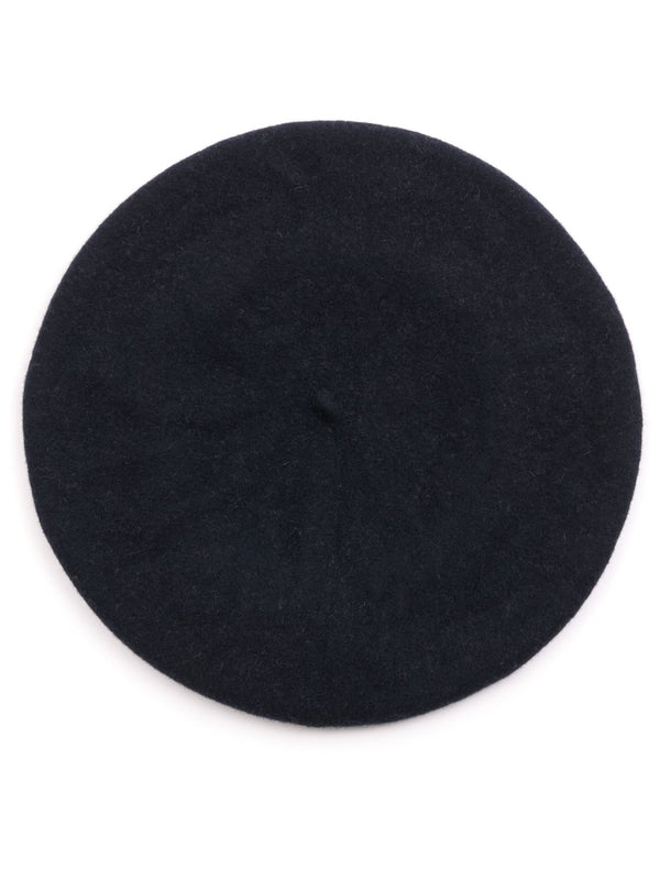 Stitch Detail Wool Beret