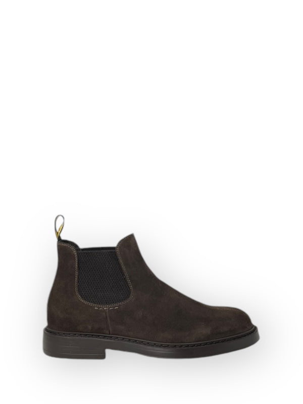 Logo Tab Suede Chelsea Boots