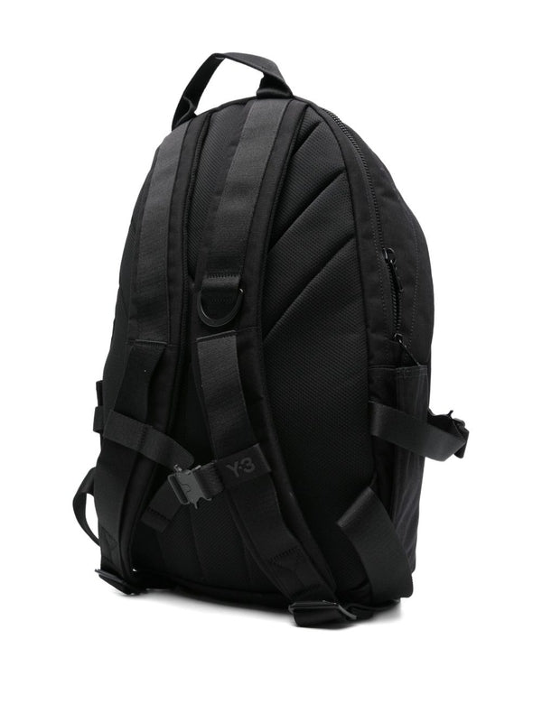 Y-3 Black Backpacks