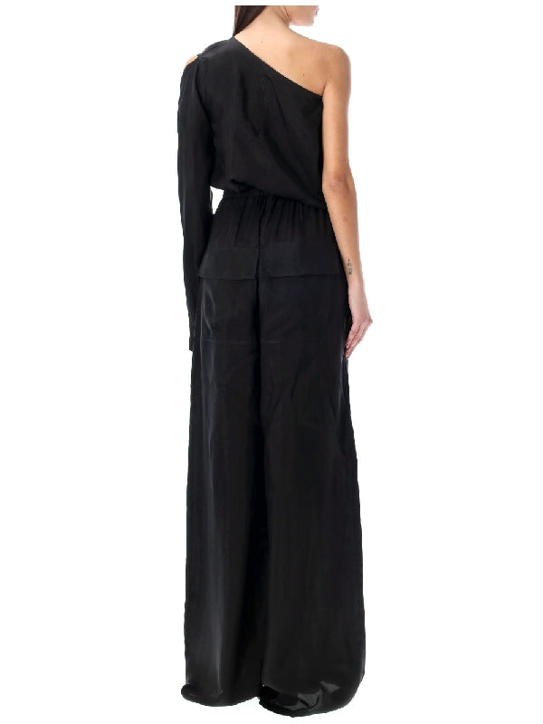 Athena One-shoulder Wide Jumpsuit