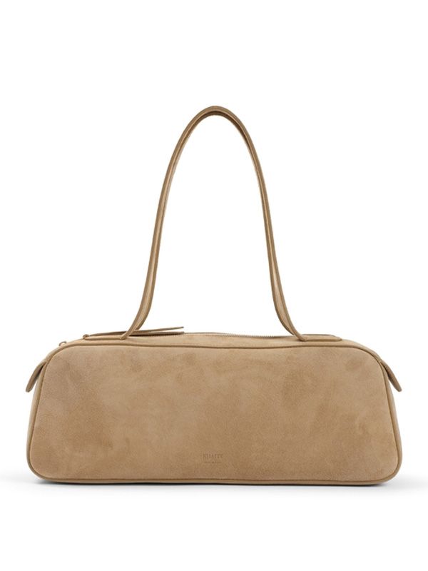 Simona Suede Leather Shoulder Bag