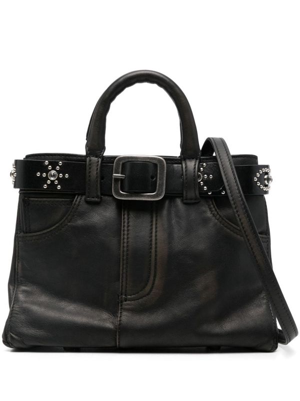 Belt Leather Tote Bag