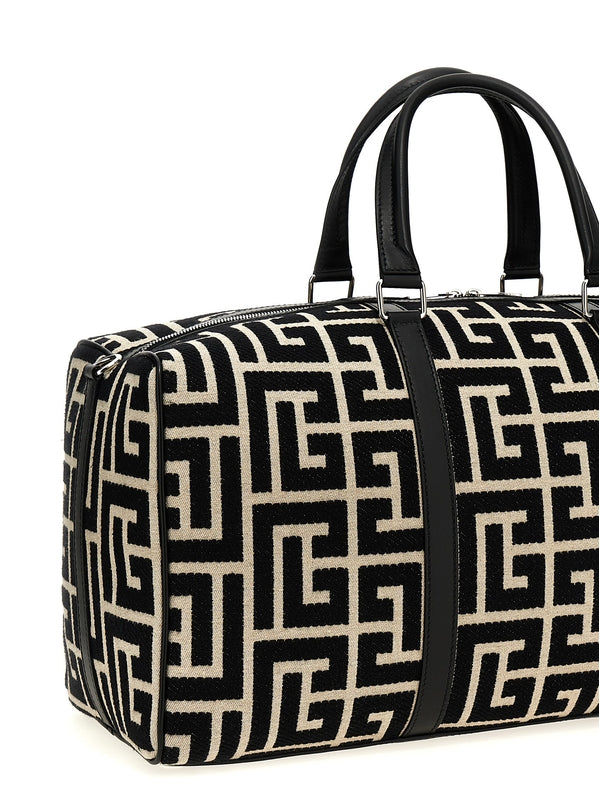 Monogram Jacquard Boston Bag