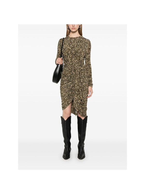 Zora Leopard Printing Mini Dress