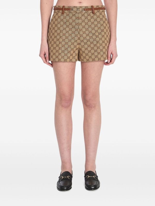 Allover GG
  Pattern Belt Shorts