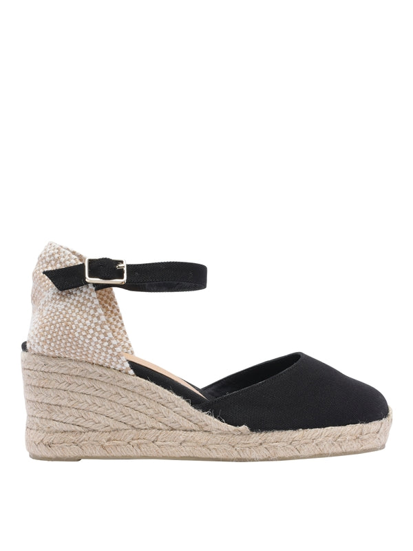 Castañer Black Espadrille Sandals