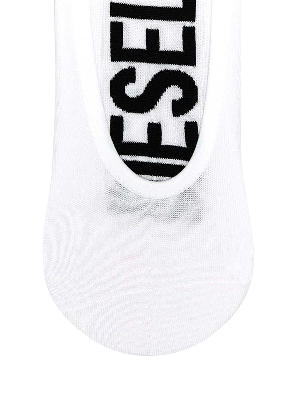 提花徽标袜子 2 双装