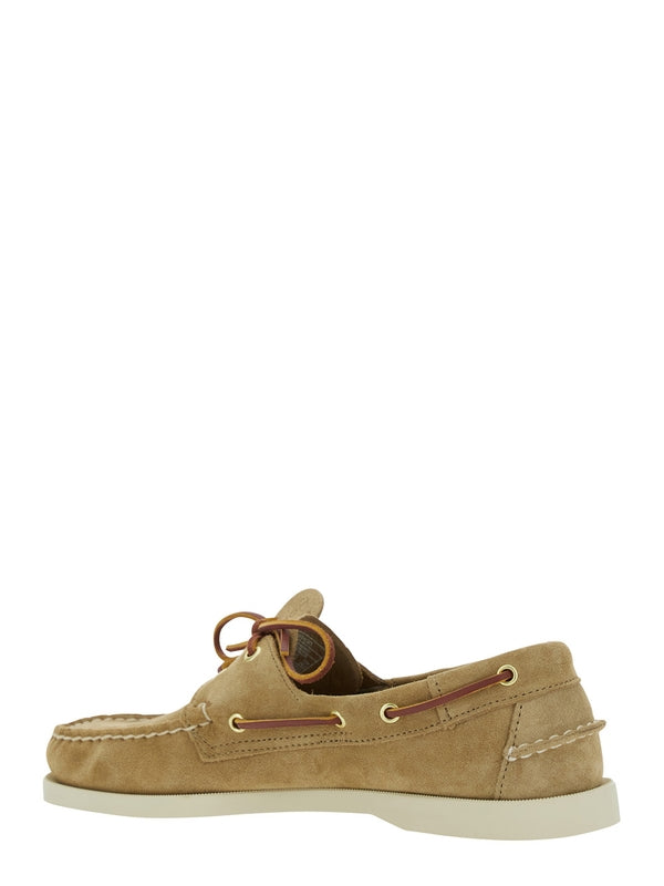 Sebago Beige Boat Shoes
