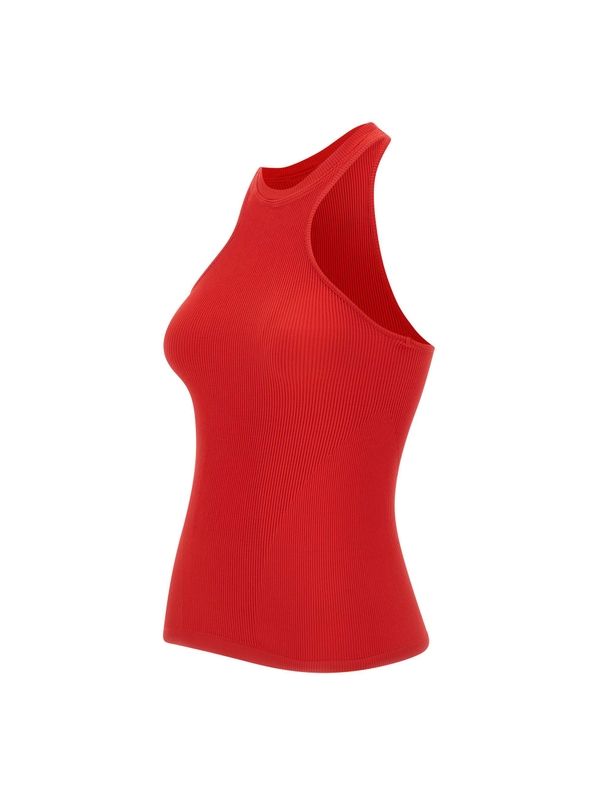 Ribbed Nylon Tank Top