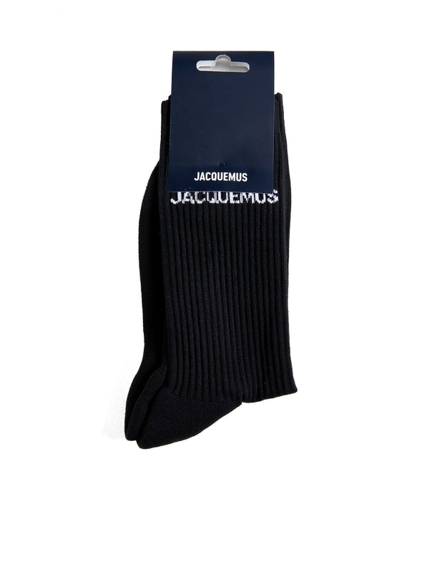 Logo Cotton High-Top Socks