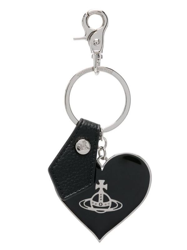 Orb Logo Heart Keyring