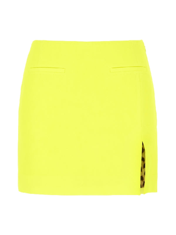 Logo Embellished Mini Skirt