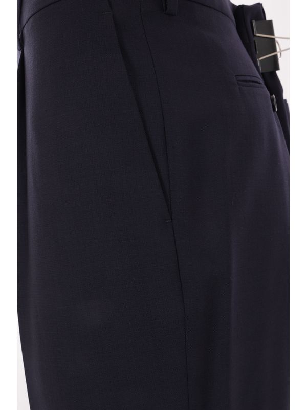 Straight Virgin Wool Pants