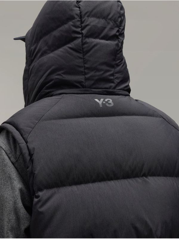 Y-3 - Back Logo Printing Hoodie
  Padding Vest - Jente