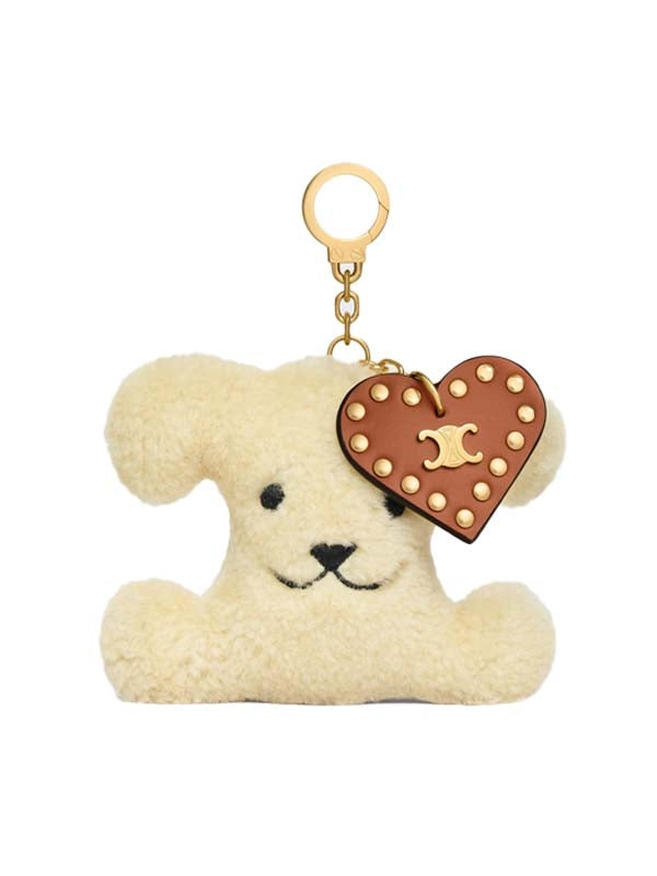 Triomphe Pom-Pom Charm Keyring