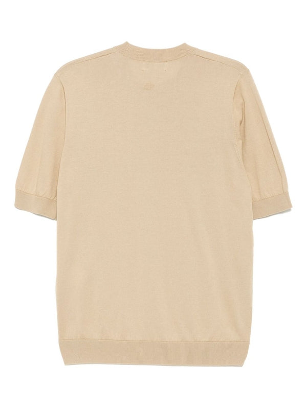 Lardini Beige Short Sleeve T-Shirt