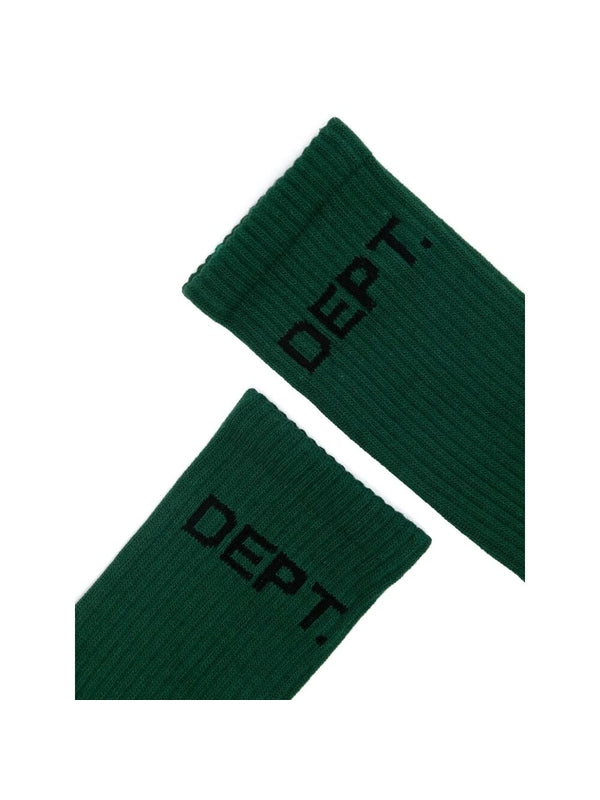 Logo Jacquard Cotton Socks