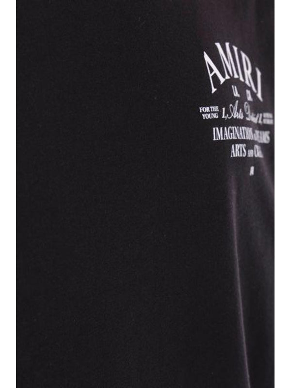 Amiri Black Half Sleeve