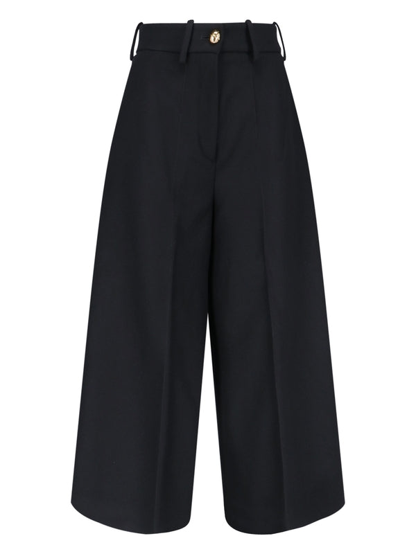 Wool Cashmere Wide Pants