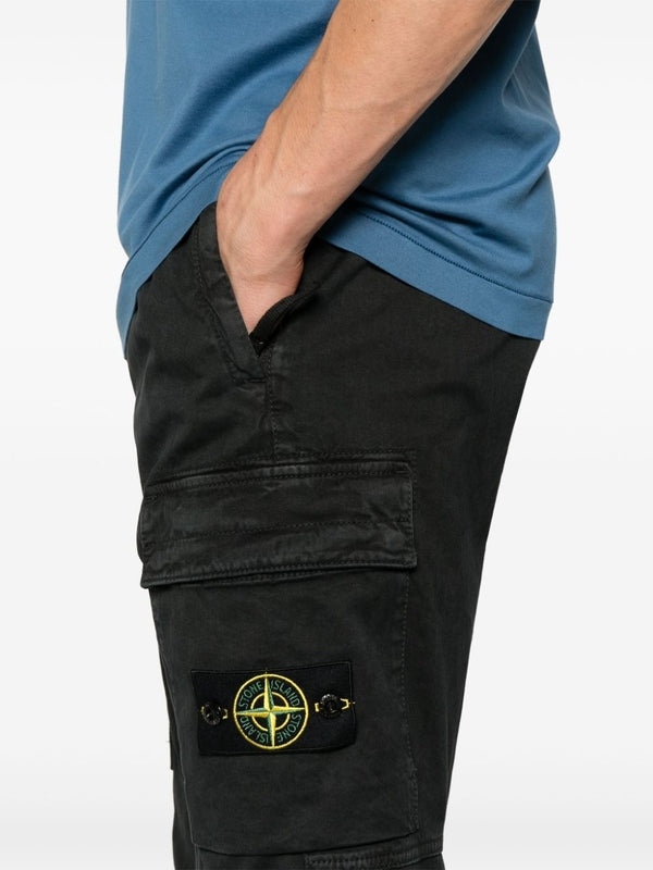 Woven Patch Cotton Cargo Pants