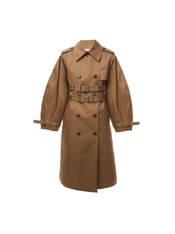 Belted Cotton Trench Coat