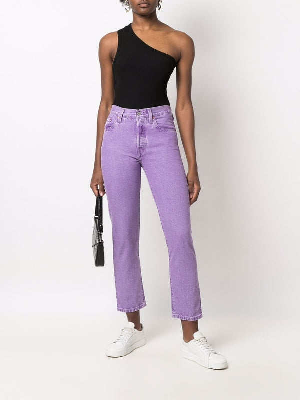 Levi'S Purple Denim Pants