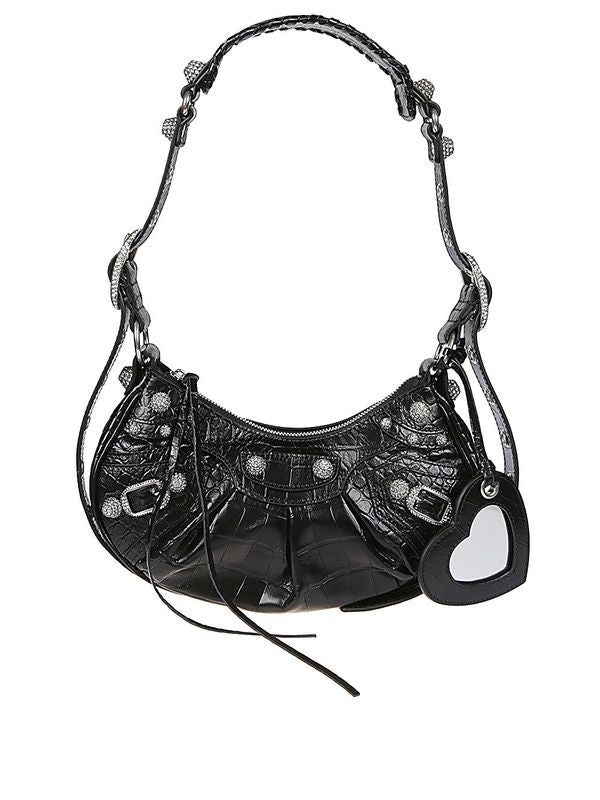 Balenciaga Le Cargol Xs Black Crossbody & Shoulder Bags