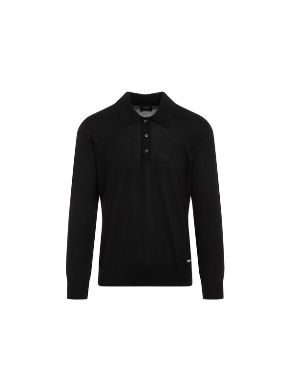 Cashmere Silk Polo Shirt