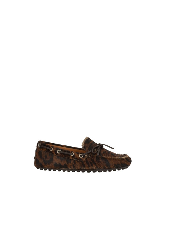 Tod'S Leopard Loafers