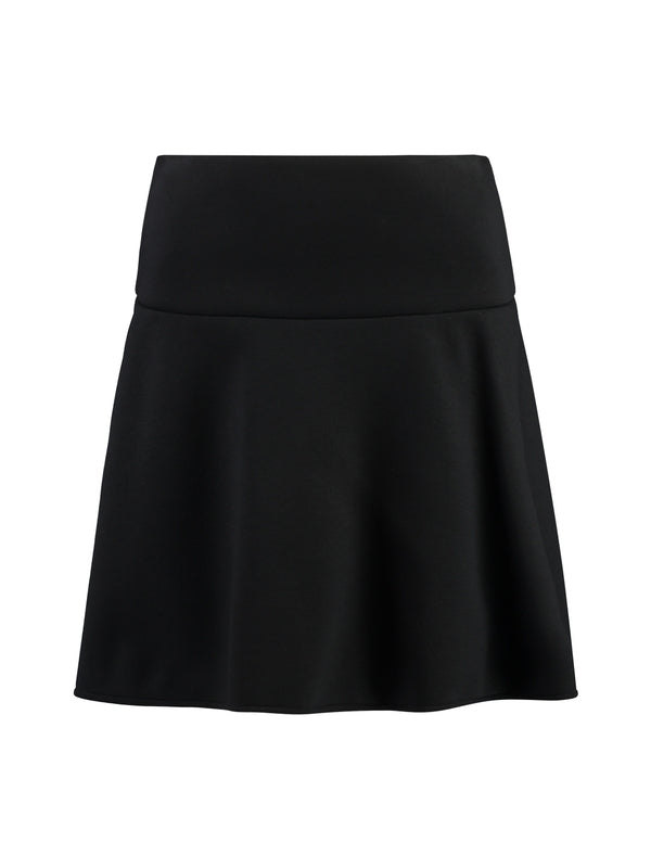 Back Logo Patch Mini Skirt