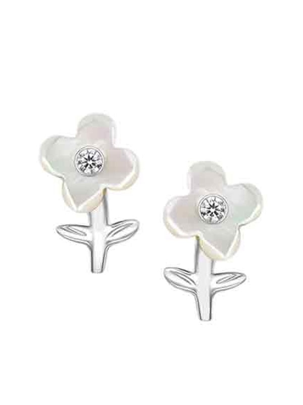 Irregular Mini Flower Stud Earrings