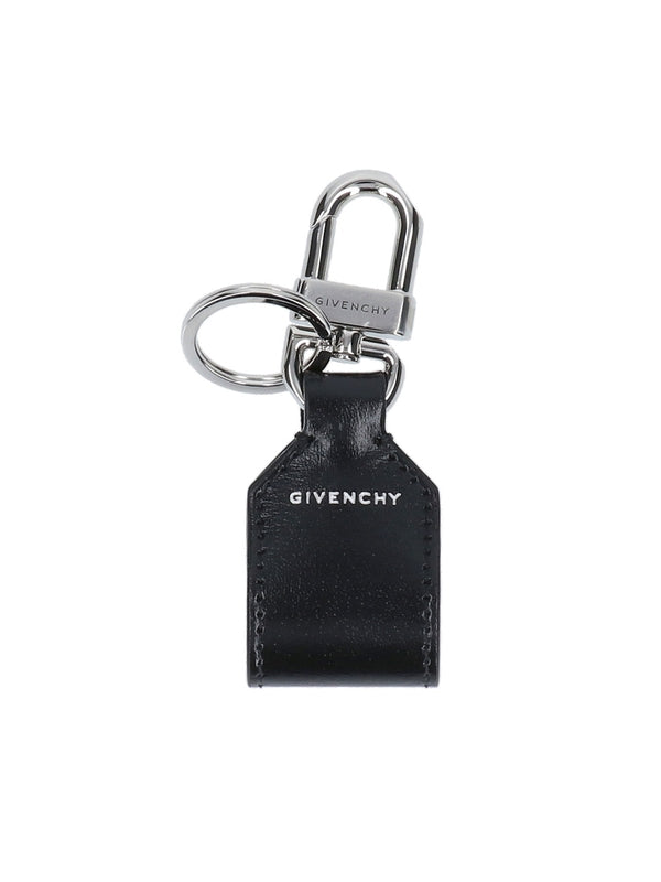 4g Logo Leather Keyring