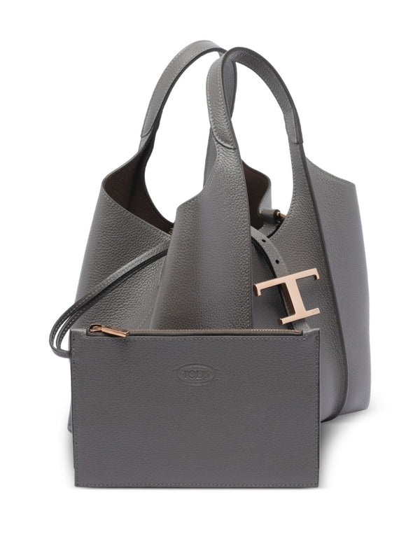 Tod'S Grey Tote Bags