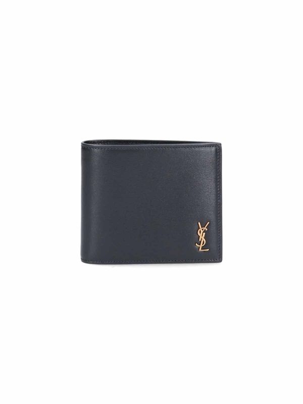 Cassandra Monogram Leather Bi-Fold Wallet