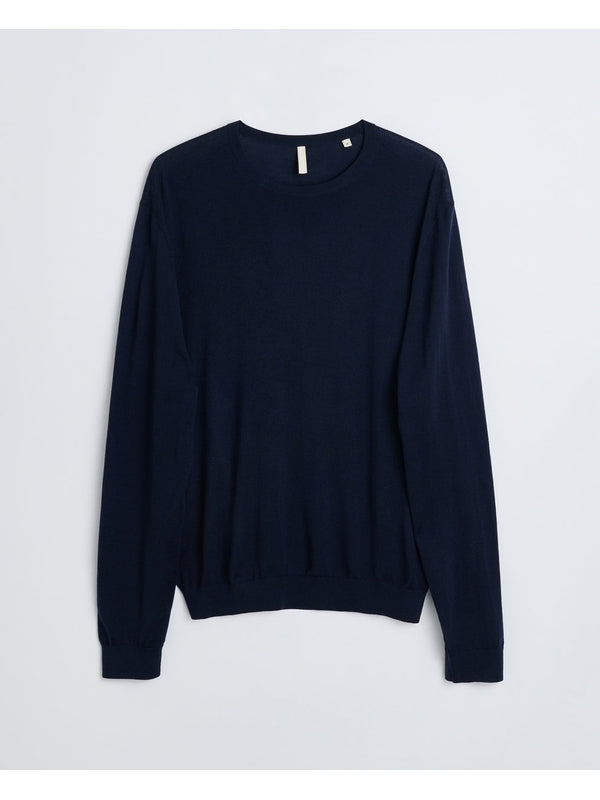 Sunflower Navy Knitted