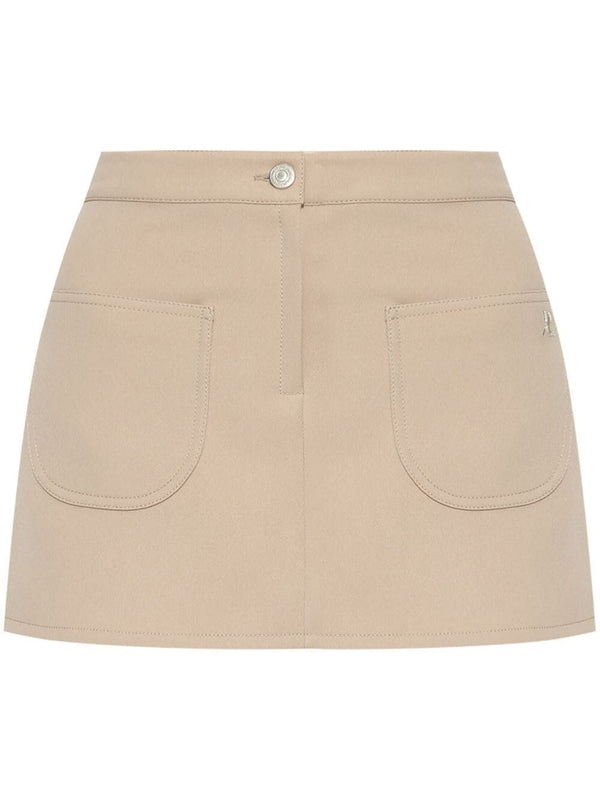 Beige 2 Pocket Skirt