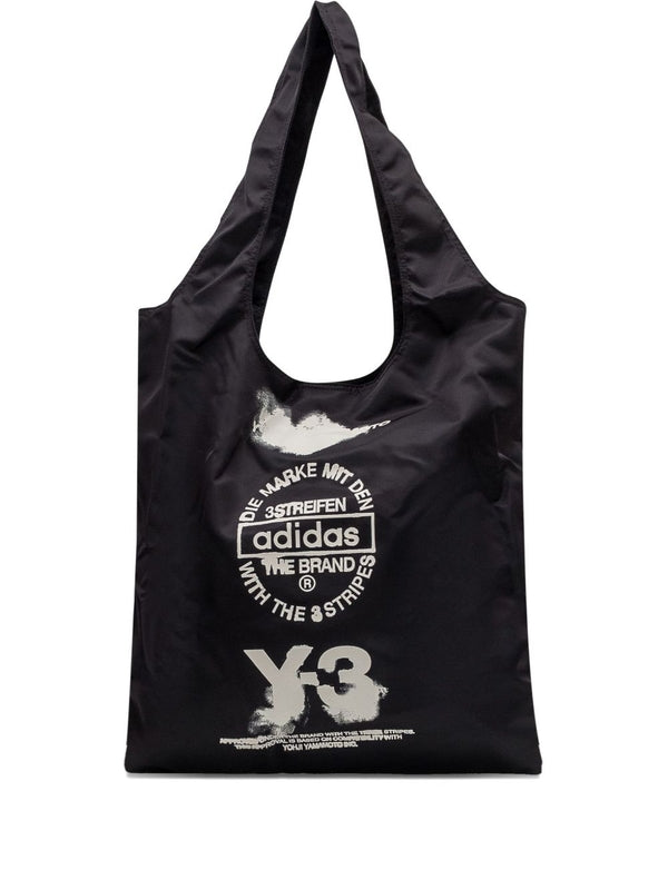 Y-3 Black Tote Bags