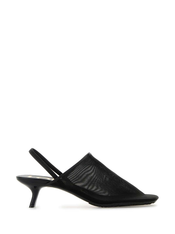 Petal Mesh Slingback Heel